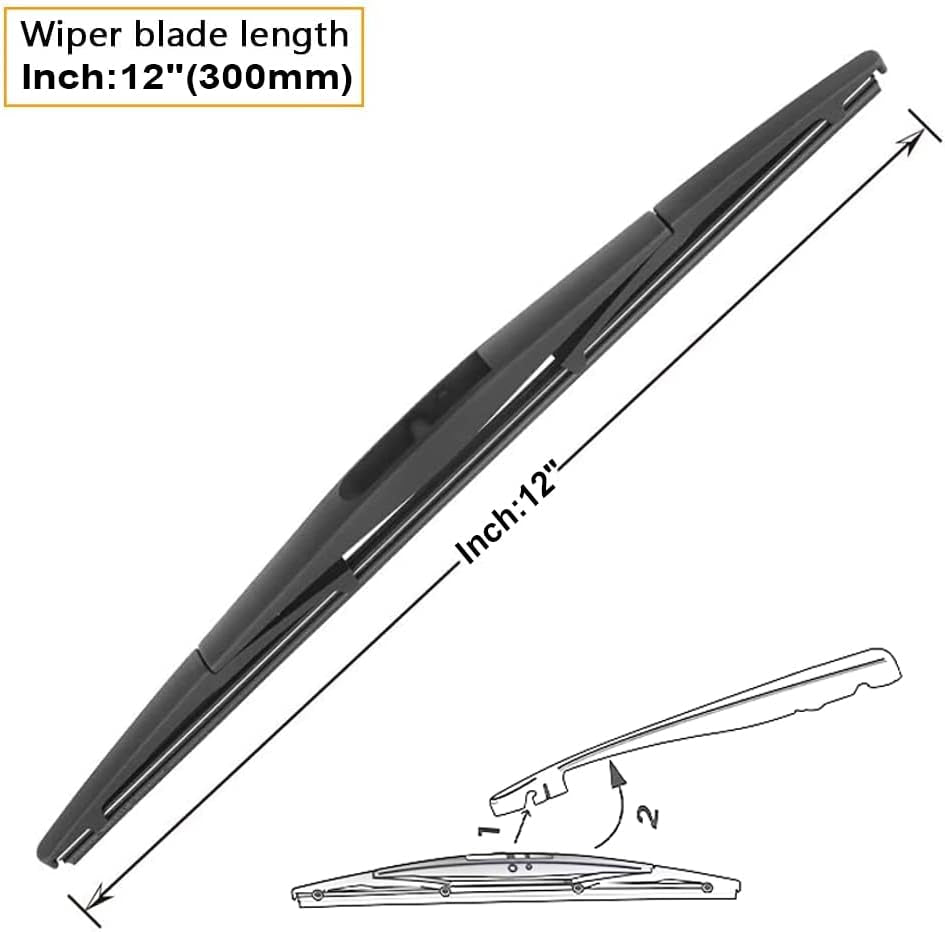 Premium Windshield Wiper Blade Set for Subaru Crosstrek & Impreza (26"+16"+12") - Original Factory Quality Replacement (Pack of 3)