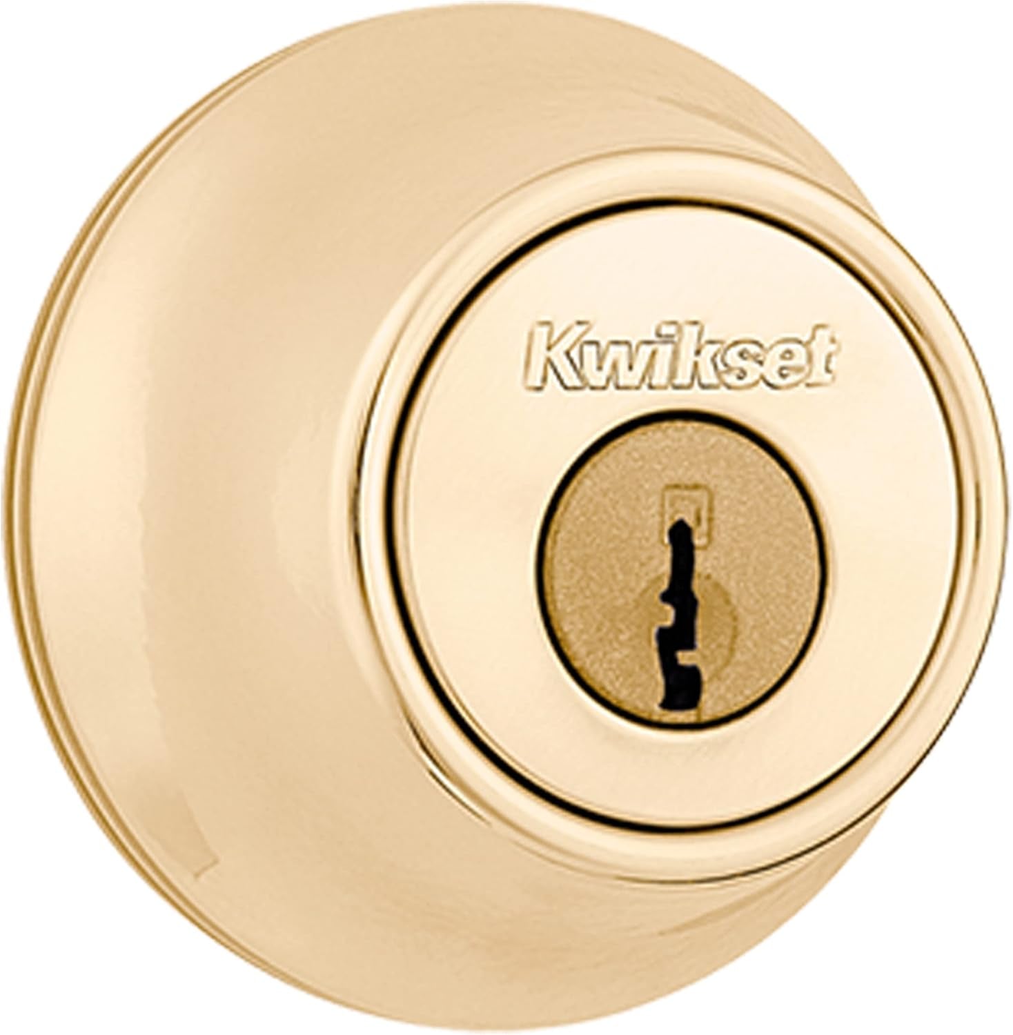 Contemporary Matte Black Deadbolt Lock - Keyed Front Entry, Pick Resistant Smartkey Security, Single Cylinder Design