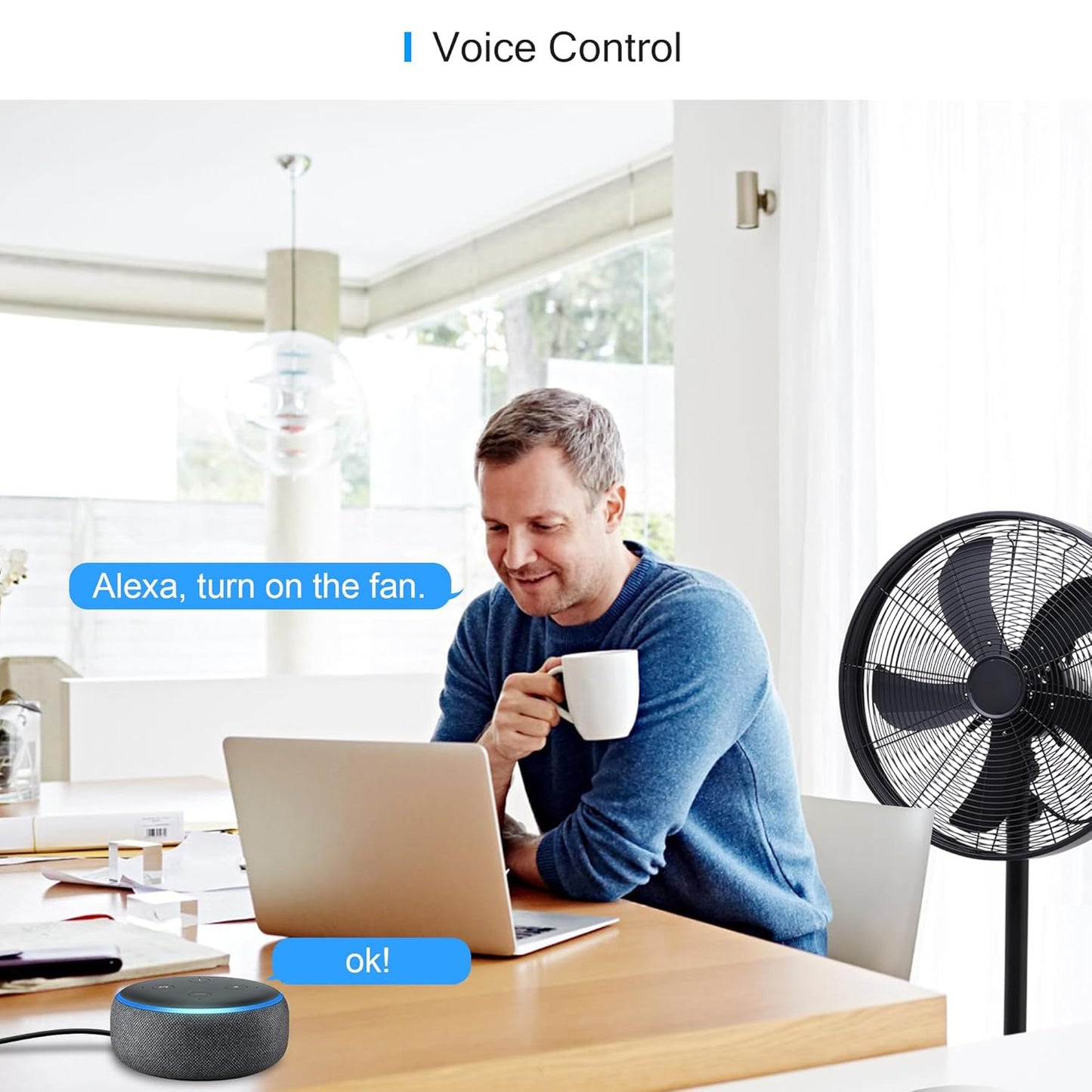 Smart Plug 2025 - 15A Upgrade, Dual Bluetooth & Wi-Fi Connectivity, Voice and Remote Control, Indoor Outlet Timer Compatible with Alexa & Google, 2.4GHz Wi-Fi Only