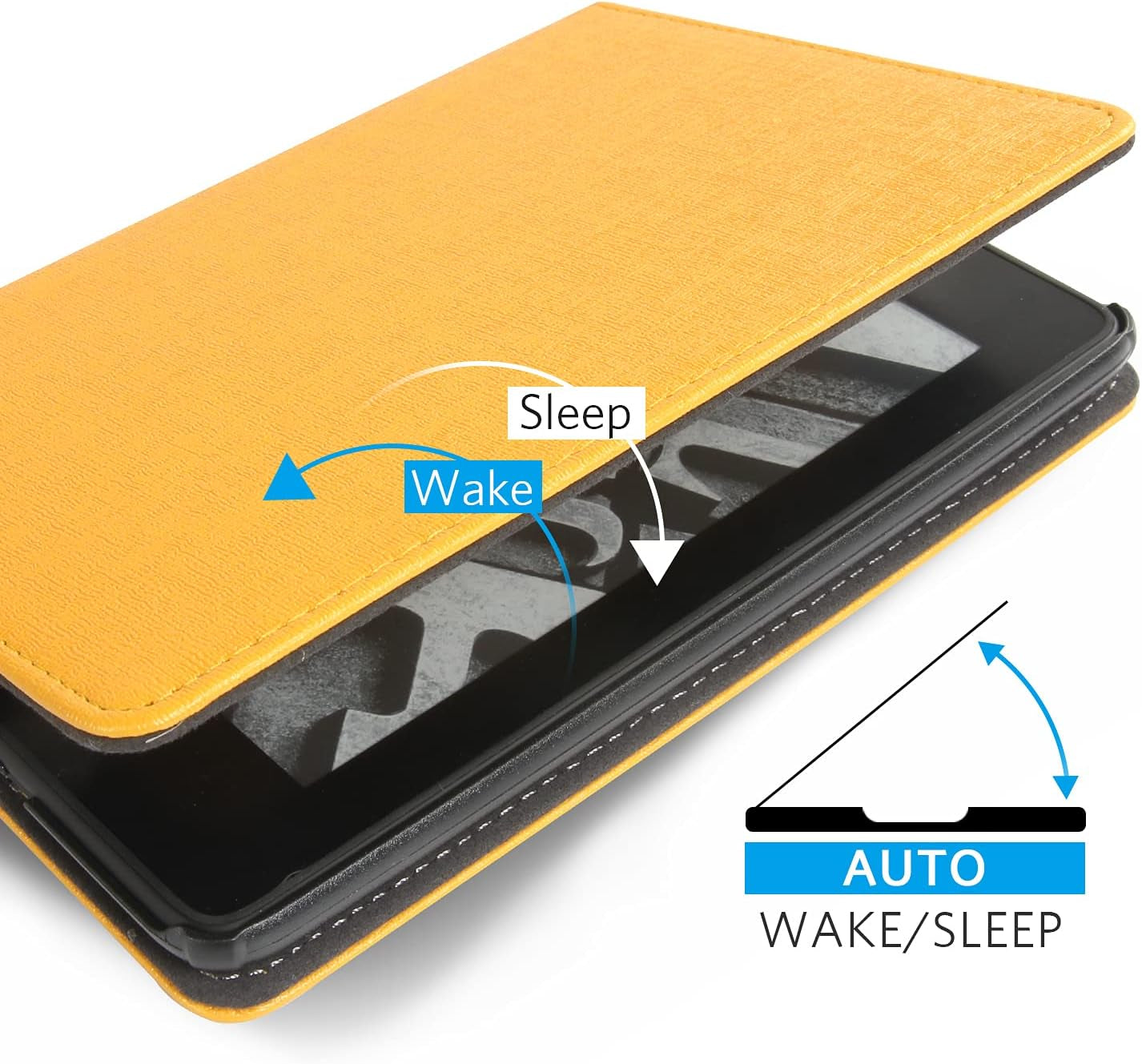 Kindle Paperwhite Case - Premium PU Leather Cover with Auto Sleep/Wake Feature for Signature Edition and 11th Generation (2021)