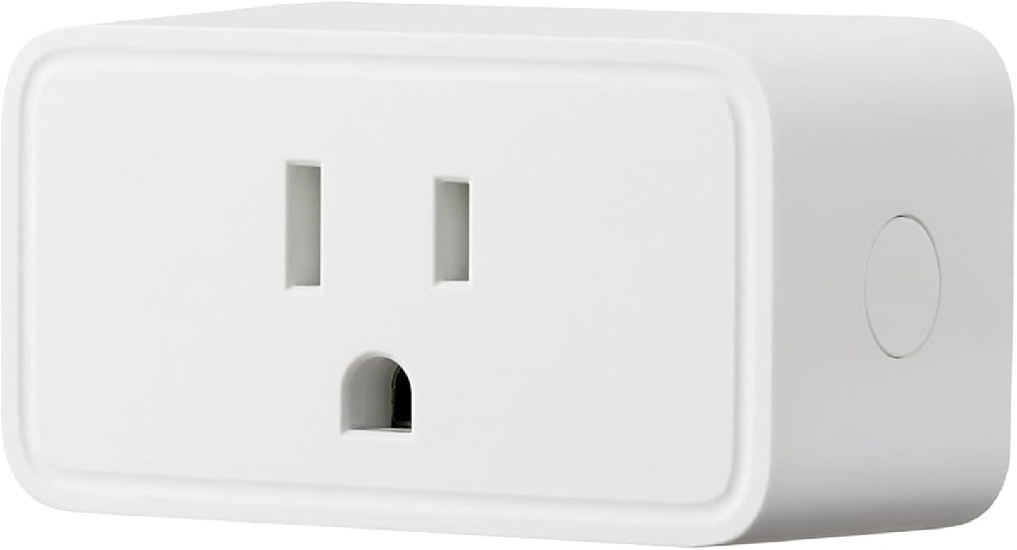 Smart Plug for Alexa, 2.4 GHz Wi-Fi, No Hub Required, 4-Pack, White
