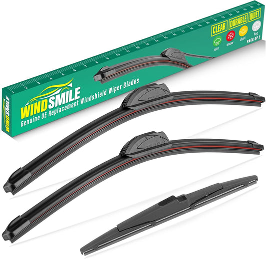 Premium All-Weather Windshield Wiper Blades Set for Kia Telluride 2020-2025 - 26" 18" 13" OEM Quality Replacement (Pack of 3)
