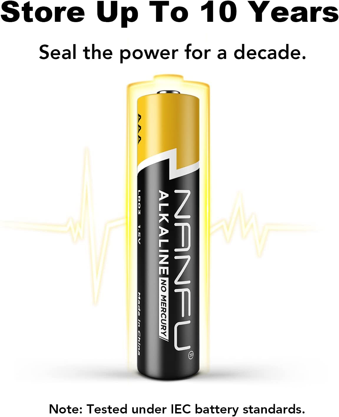 High-Performance AAA Alkaline Batteries (48-Pack) - Ultra Power and Long-Lasting for Household Devices