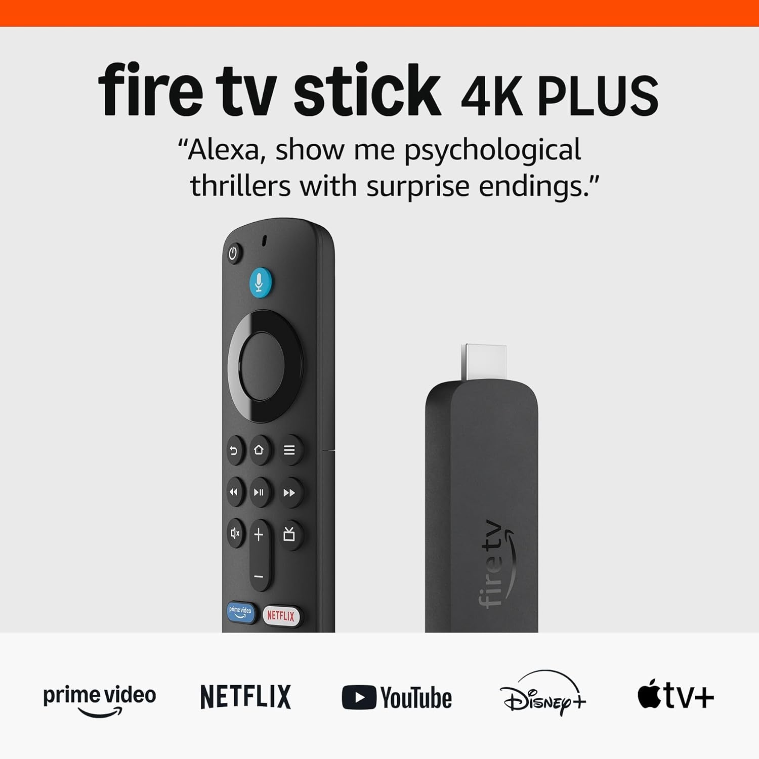 Fire TV Stick 4K (Latest Model) with AI-Enhanced Search, Wi-Fi 6, Access to Over 1.8 Million Movies and Shows, Including Free and Live TV