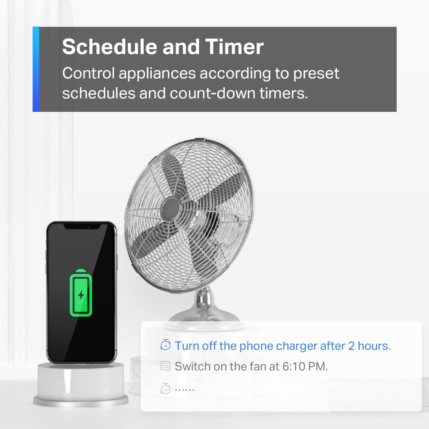 Smart Plug Mini (3-Pack) - Matter Supported, 15A/1800W, Easy Setup, Works with Apple Home, Alexa & Google Home, UL Certified, Compact Design, White