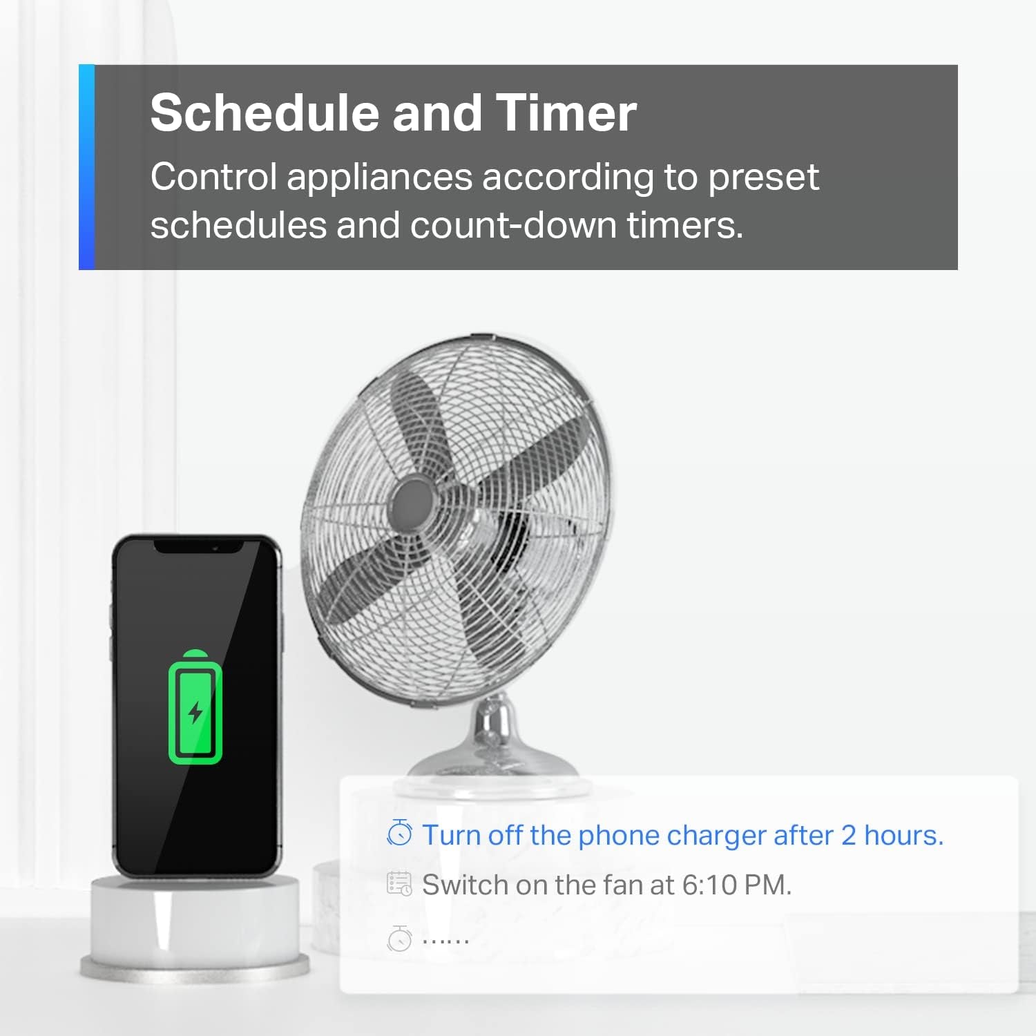 Smart Plug Mini (3-Pack) - Matter Supported, 15A/1800W, Easy Setup, Works with Apple Home, Alexa & Google Home, UL Certified, Compact Design, White