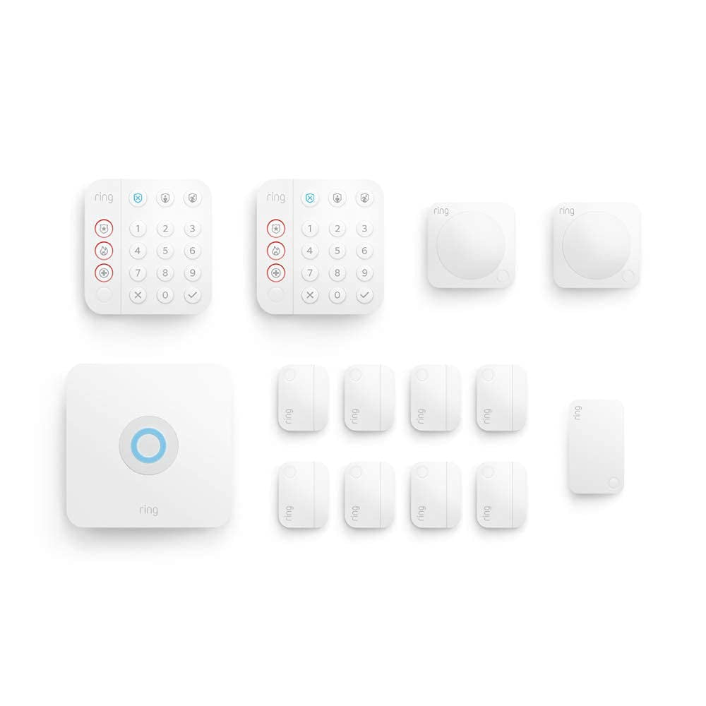 14-Piece Wireless Smart Home Security System Kit | Expandable | Easy Installation | Mobile App Control | 24/7 Professional Monitoring | Alexa Compatible