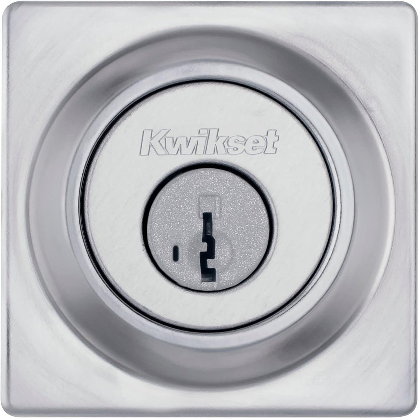 Contemporary Matte Black Deadbolt Lock - Keyed Front Entry, Pick Resistant Smartkey Security, Single Cylinder Design