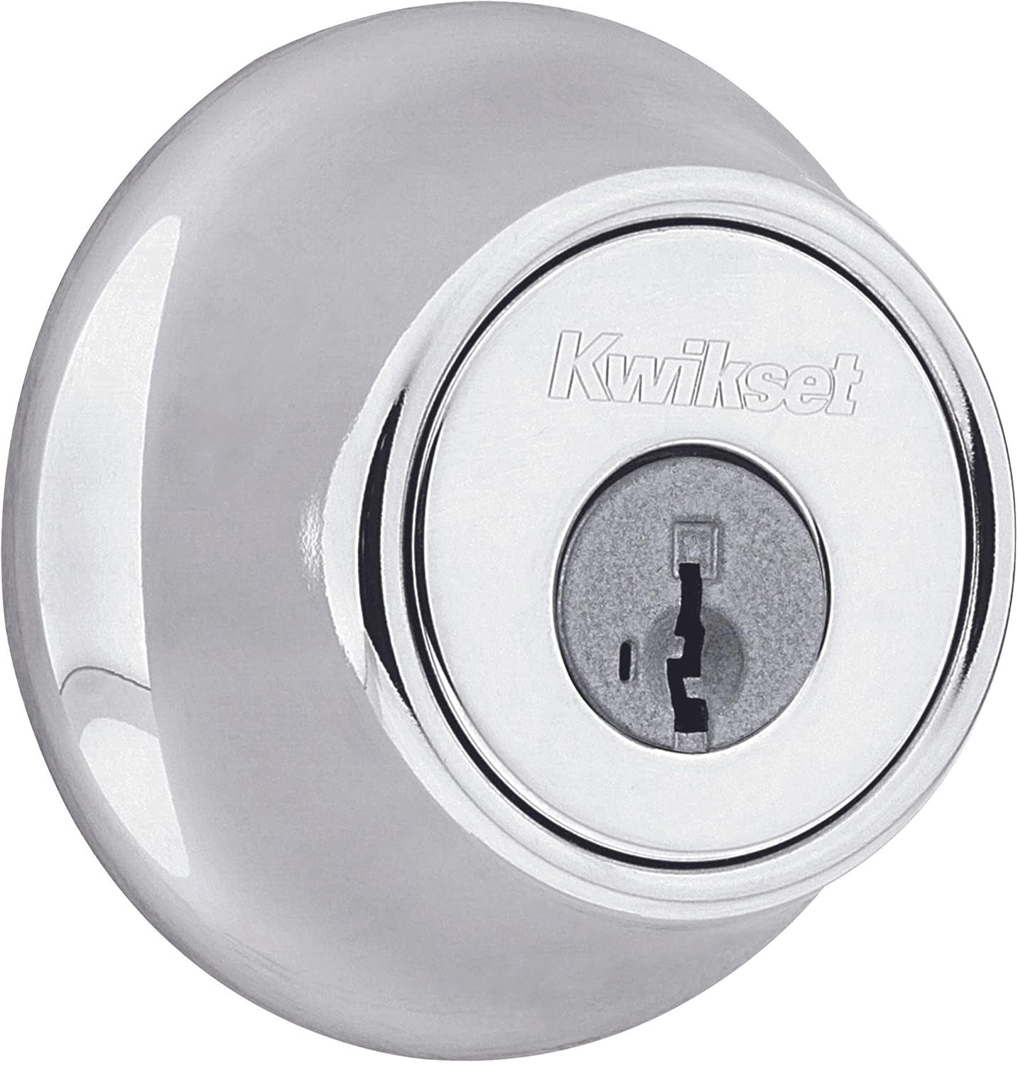 Contemporary Matte Black Deadbolt Lock - Keyed Front Entry, Pick Resistant Smartkey Security, Single Cylinder Design