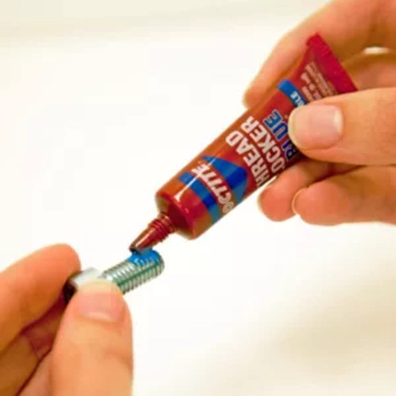 Threadlocker Blue 242 - Medium Strength Removable Adhesive for Nuts, Bolts & Fasteners - 6ml Pack to Prevent Loosening & Corrosion