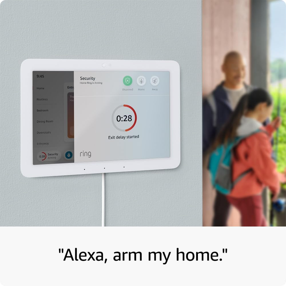 Echo Hub 8-Inch Smart Home Control Panel with Alexa Compatibility for Thousands of Devices