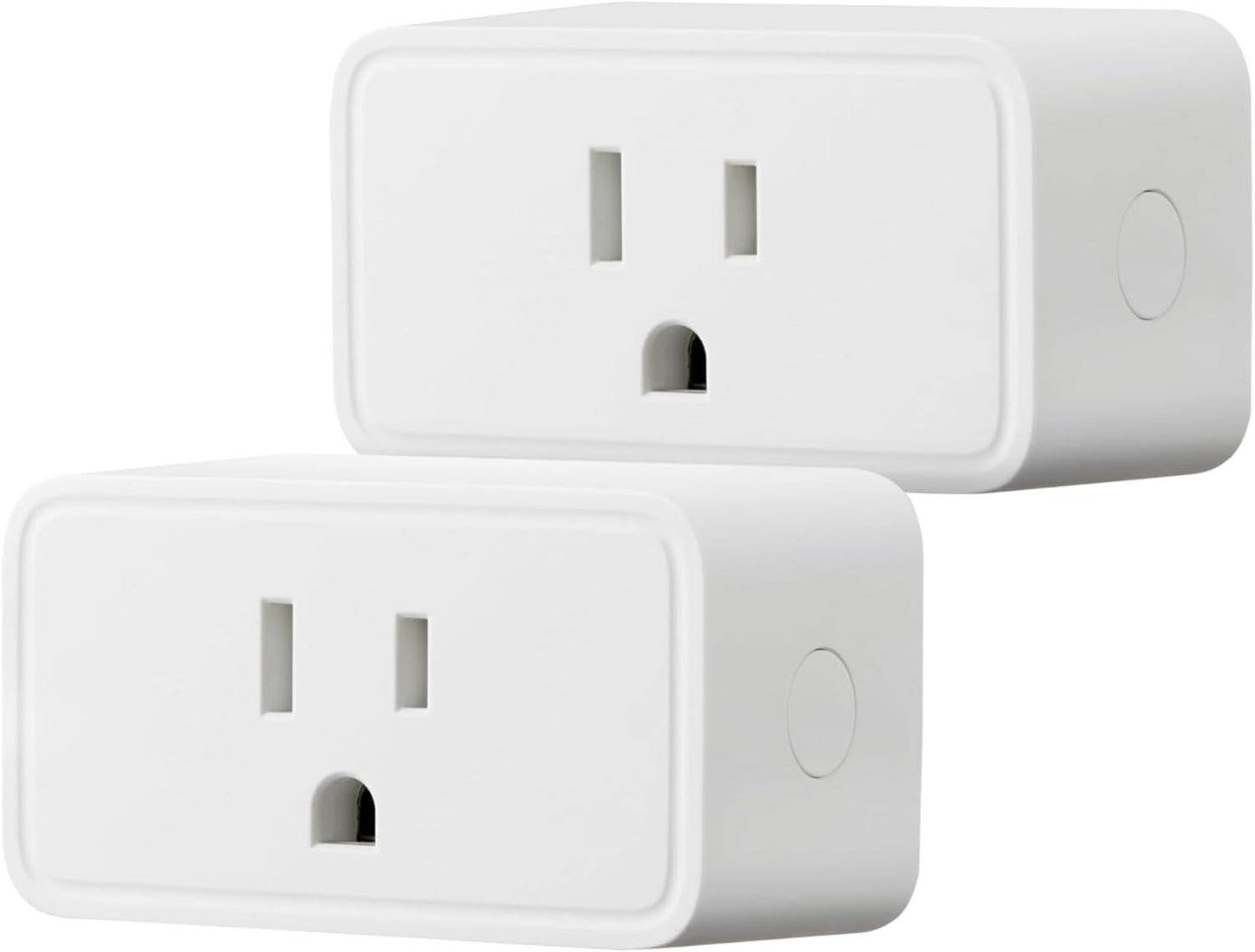 Smart Plug for Alexa, 2.4 GHz Wi-Fi, No Hub Required, 4-Pack, White