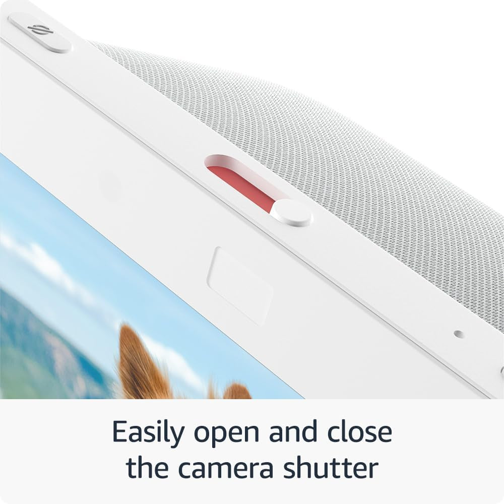 Echo Show 8 with Spatial Audio and Smart Home Hub, Perfect for Open Living Spaces, Featuring Alexa, Charcoal