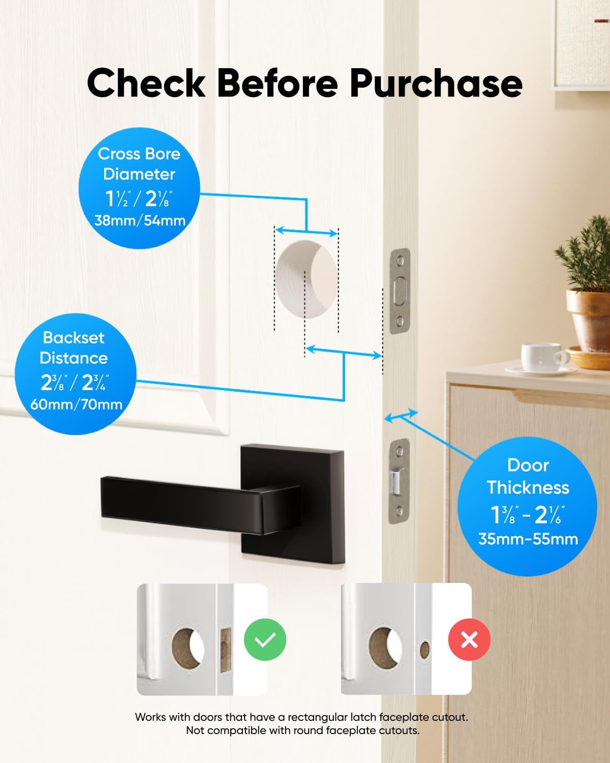 Smart Lock C30 - Keyless Entry Deadbolt with Built-In WiFi, Easy Installation & App Control, BHMA Grade 3 Security