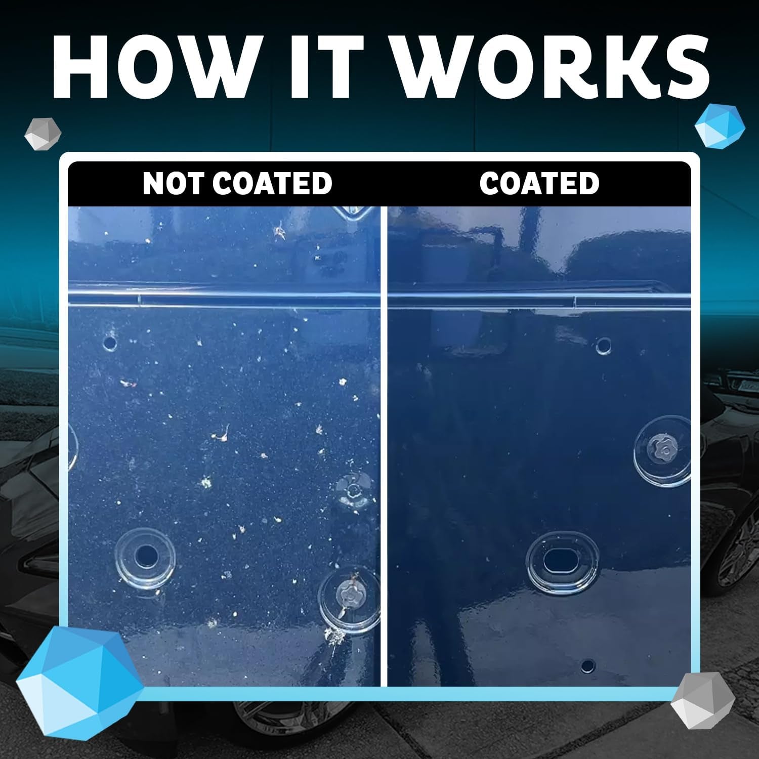 ONE™ 20Oz Waterless Car Detailer with Triphene® - Ultimate Quick Spray & Wipe for Shine, Protection, and Easy Cleaning of Paint, Glass, Wheels, and Trim