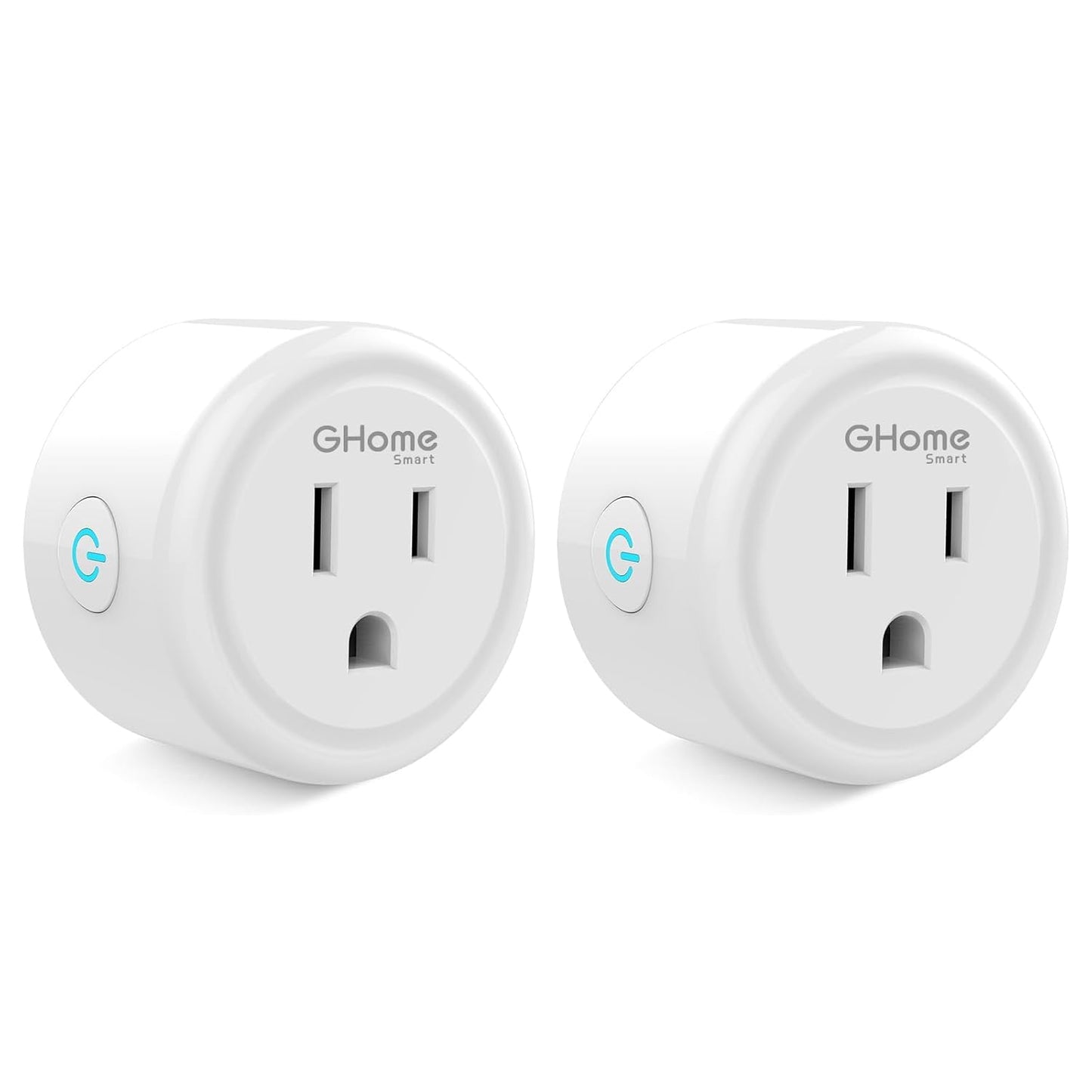 Mini WiFi Smart Outlet Plug Compatible with Alexa and Google Home, App-Controlled Timer Outlet, 2.4GHz Network Only, No Hub Required, ETL and FCC Certified (Pack of 4), White