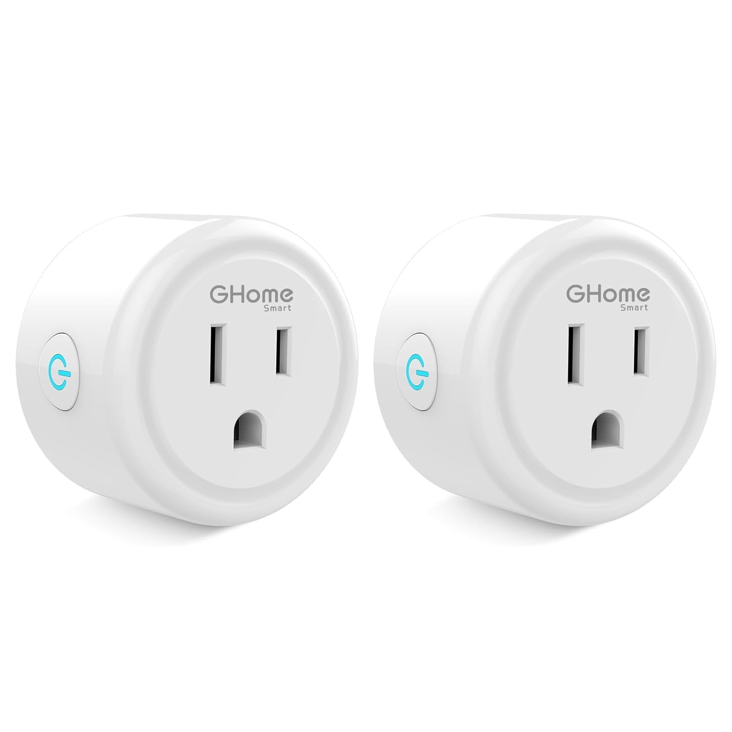 Mini WiFi Smart Outlet Plug Compatible with Alexa and Google Home, App-Controlled Timer Outlet, 2.4GHz Network Only, No Hub Required, ETL and FCC Certified (Pack of 4), White