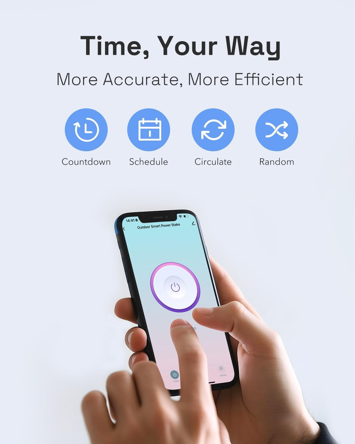 Ultimate Outdoor Smart Plug - Waterproof WiFi Outlet Timer with 6 Grounded Outlets, Remote & Voice Control, Compatible with Alexa & Google Assistant, No Hub Needed