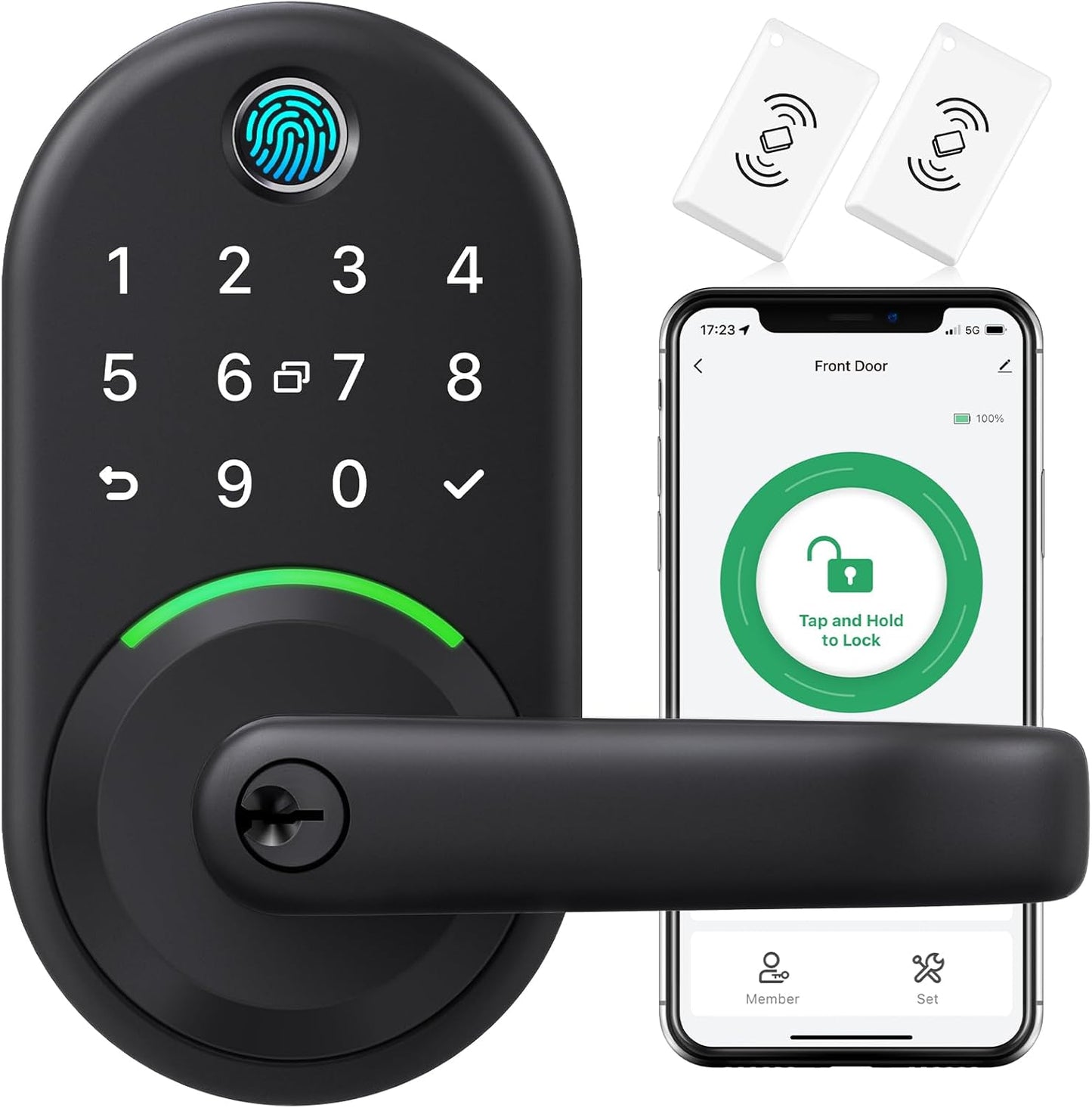 Revolutionary Smart Door Lock: Keyless Fingerprint Entry & Remote Passcode Generation - Easy DIY Installation!