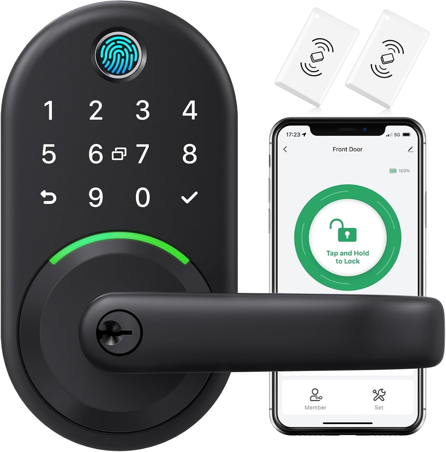 Revolutionary Smart Door Lock: Keyless Fingerprint Entry & Remote Passcode Generation - Easy DIY Installation!