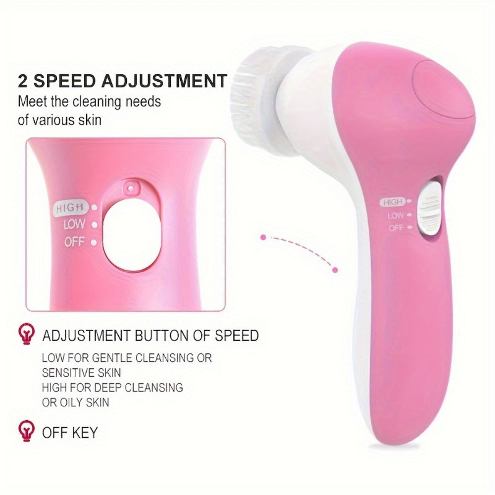 5-in-1 Electric Massager for Face & Body