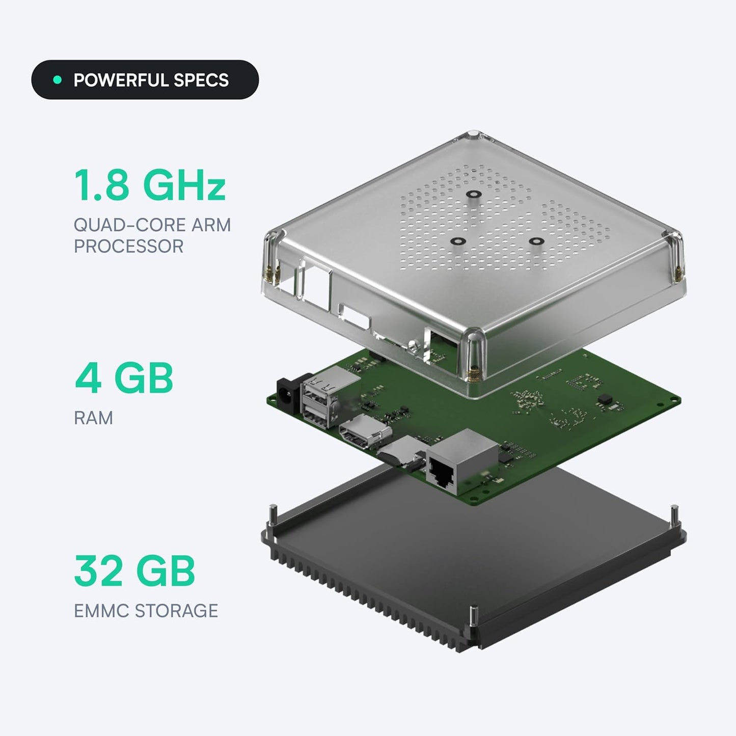 Home Assistant Green | Advanced Smart Home Hub for Enhanced Automation | Official Hardware