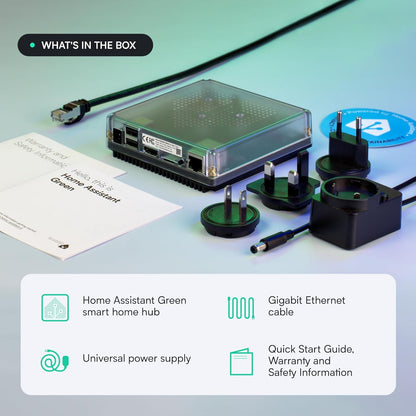 Home Assistant Green | Advanced Smart Home Hub for Enhanced Automation | Official Hardware
