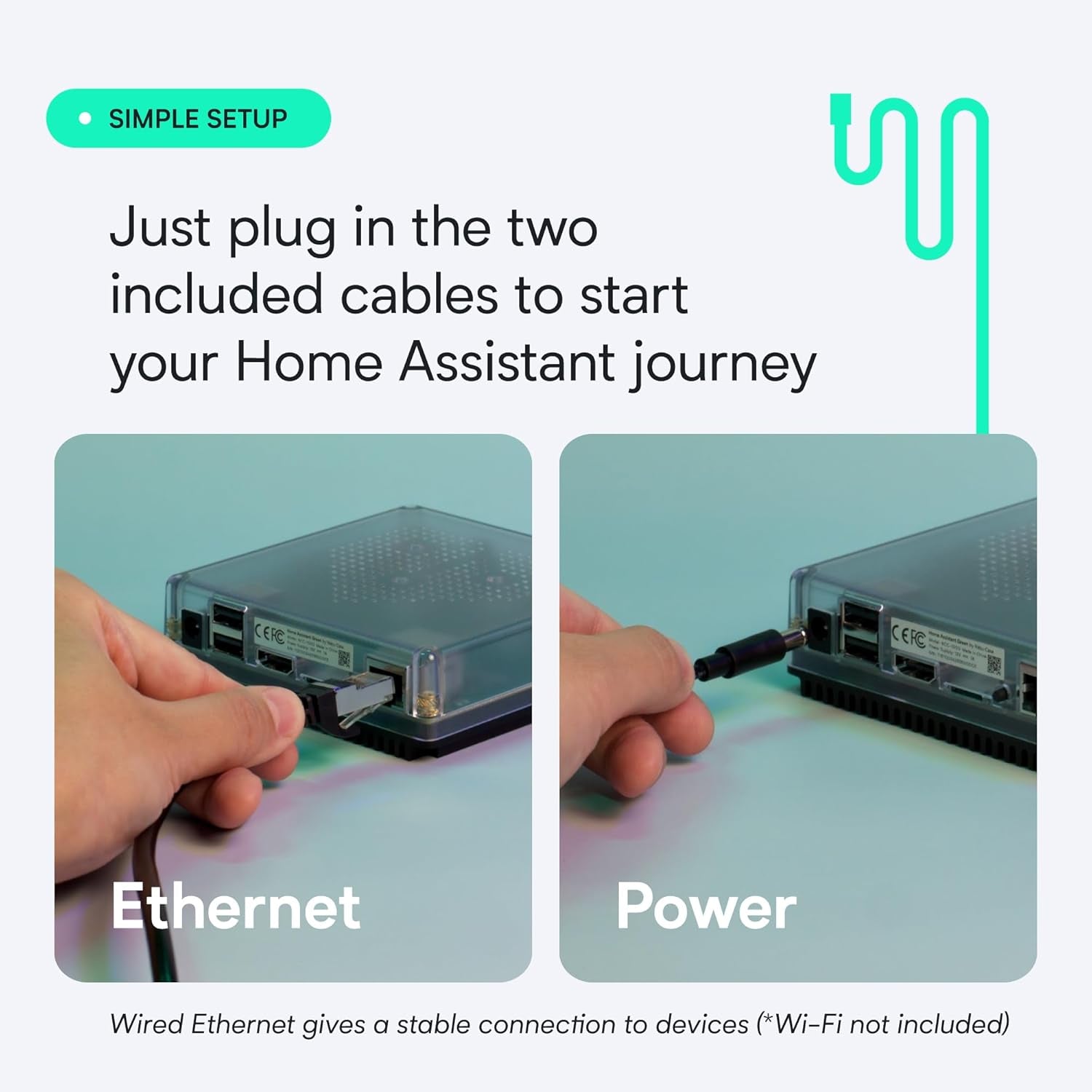 Home Assistant Green | Advanced Smart Home Hub for Enhanced Automation | Official Hardware