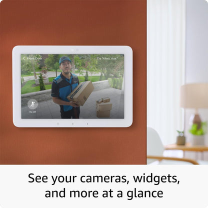 Echo Hub 8-Inch Smart Home Control Panel with Alexa Compatibility for Thousands of Devices