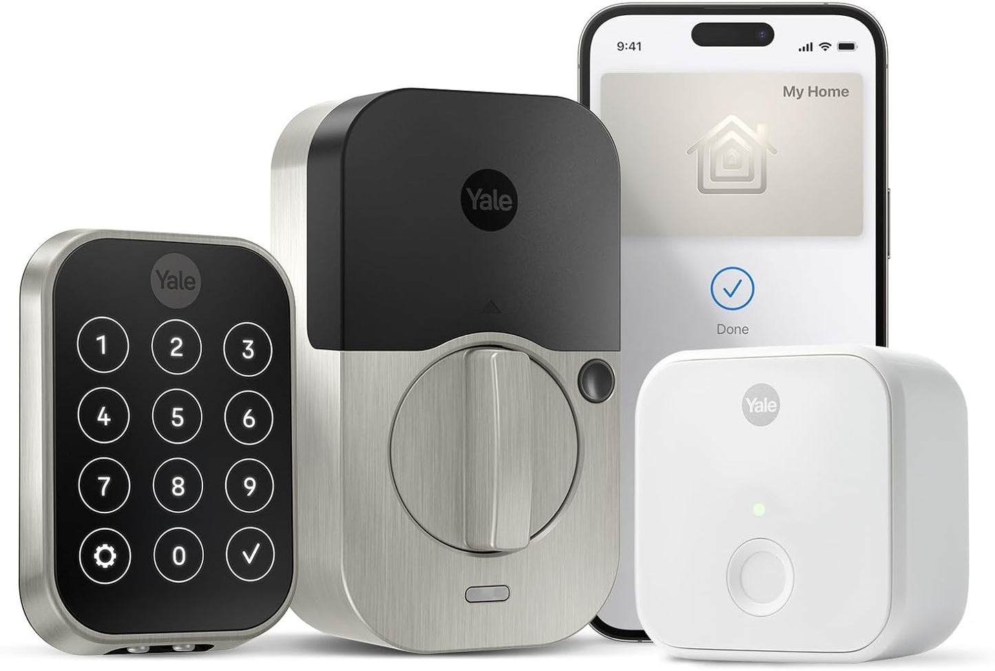 Assure Lock 2 Wi-Fi Smart Lock - Keyless Entry with Keypad, App Control & Backup Key - Secure Deadbolt for Front Door, Black