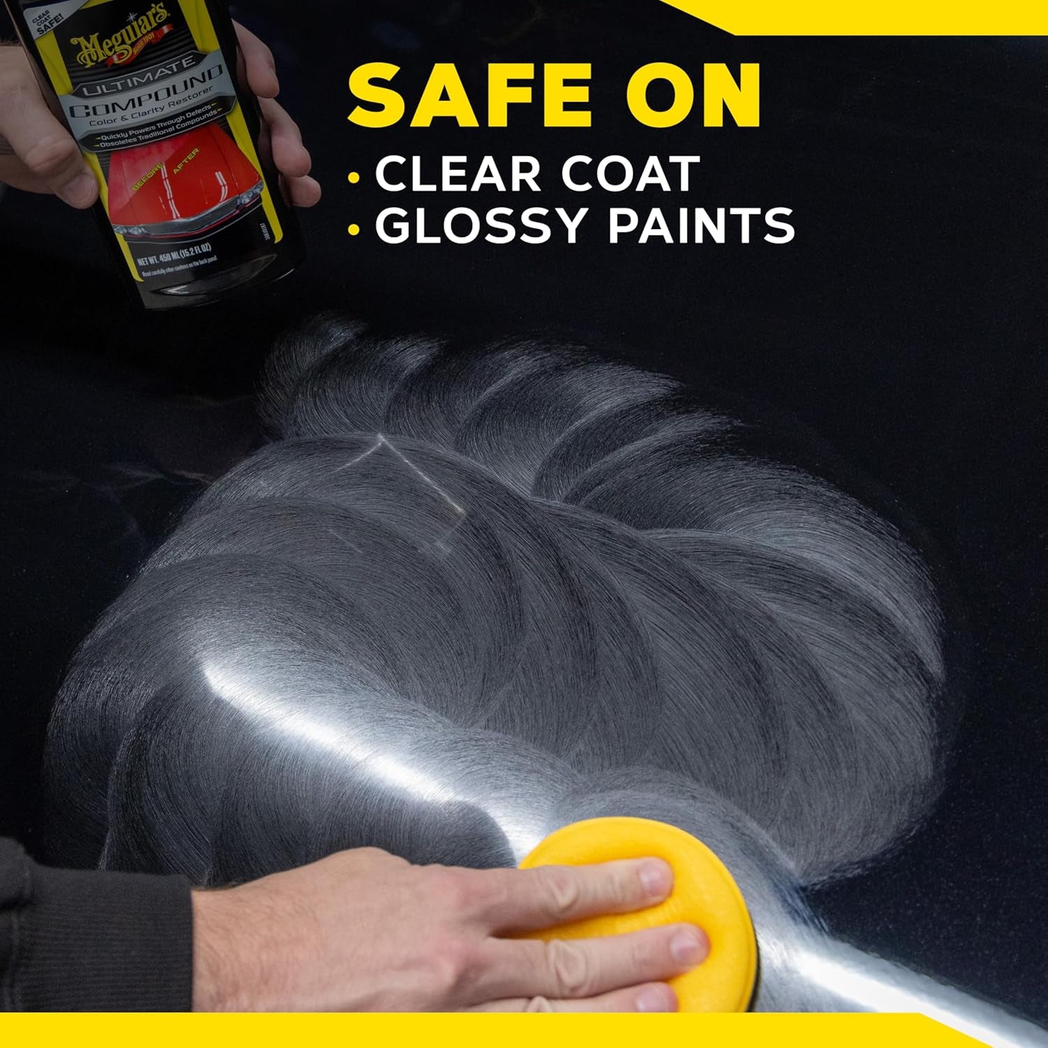 Ultimate Compound Pro-Grade Car Scratch Remover - Paint Correction for Flawless Finish, 15.2 Oz