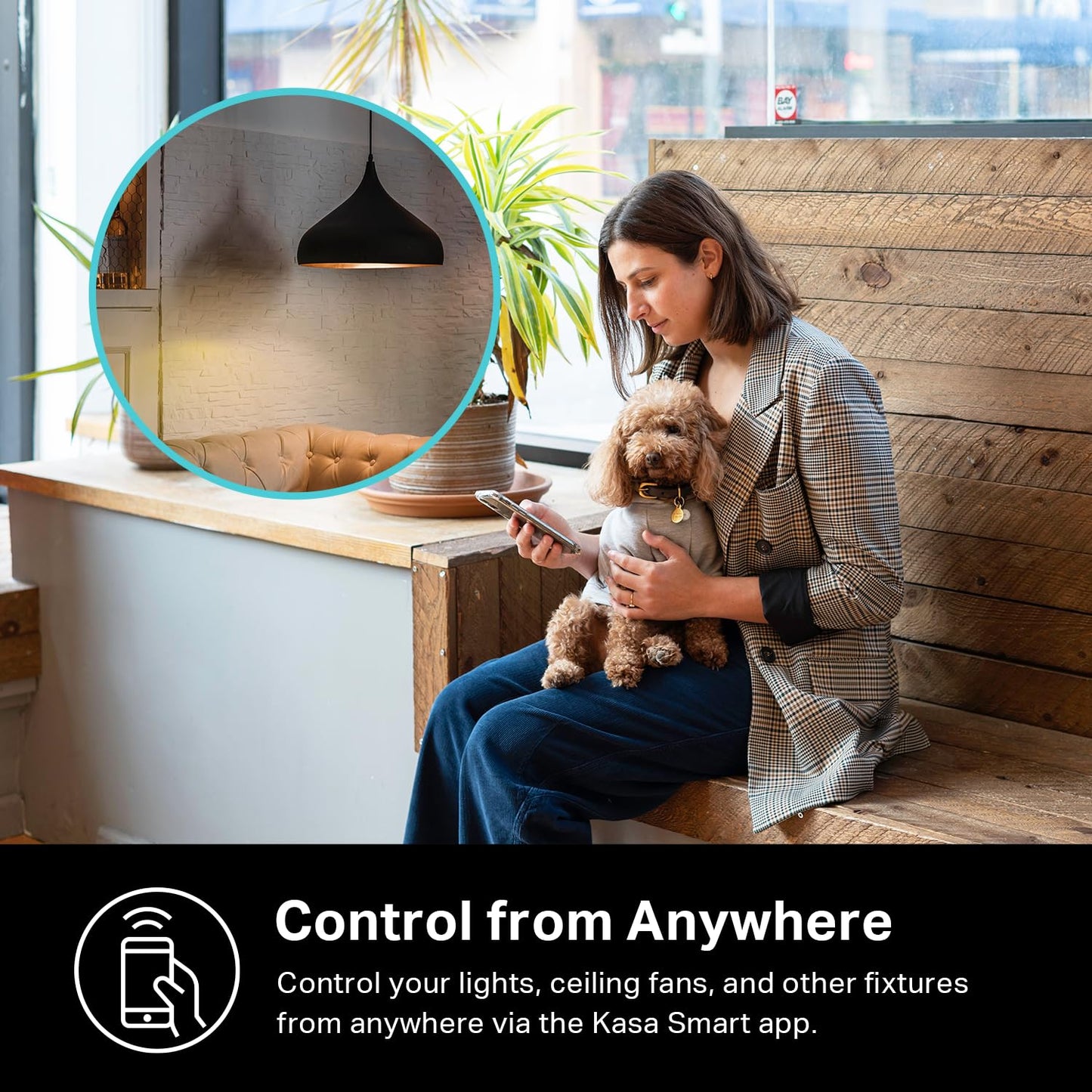 HS200 Light Switch - Single Pole, Neutral Wire Required, 2.4GHz Wi-Fi Compatible with Google Home, UL Certified, Hub-Free, White