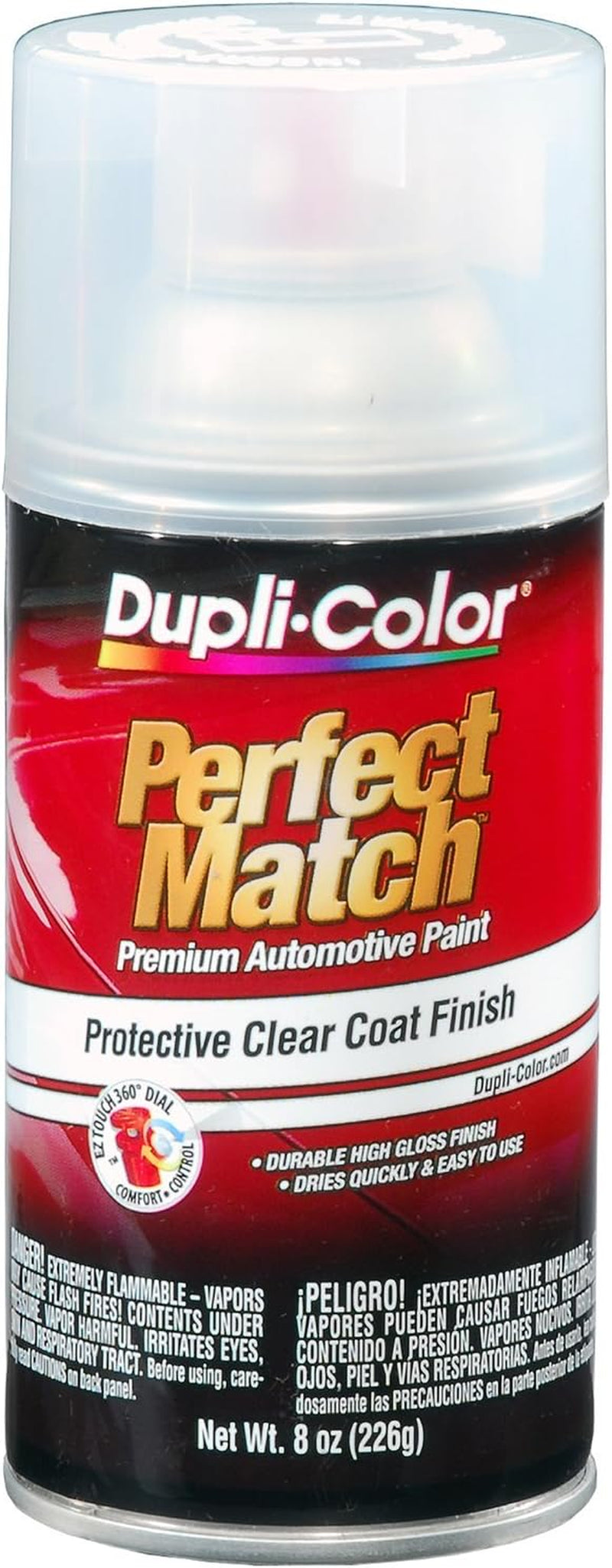 Clear Perfect Match Automotive Top Coat - 8 Oz Aerosol Spray for a Flawless Finish