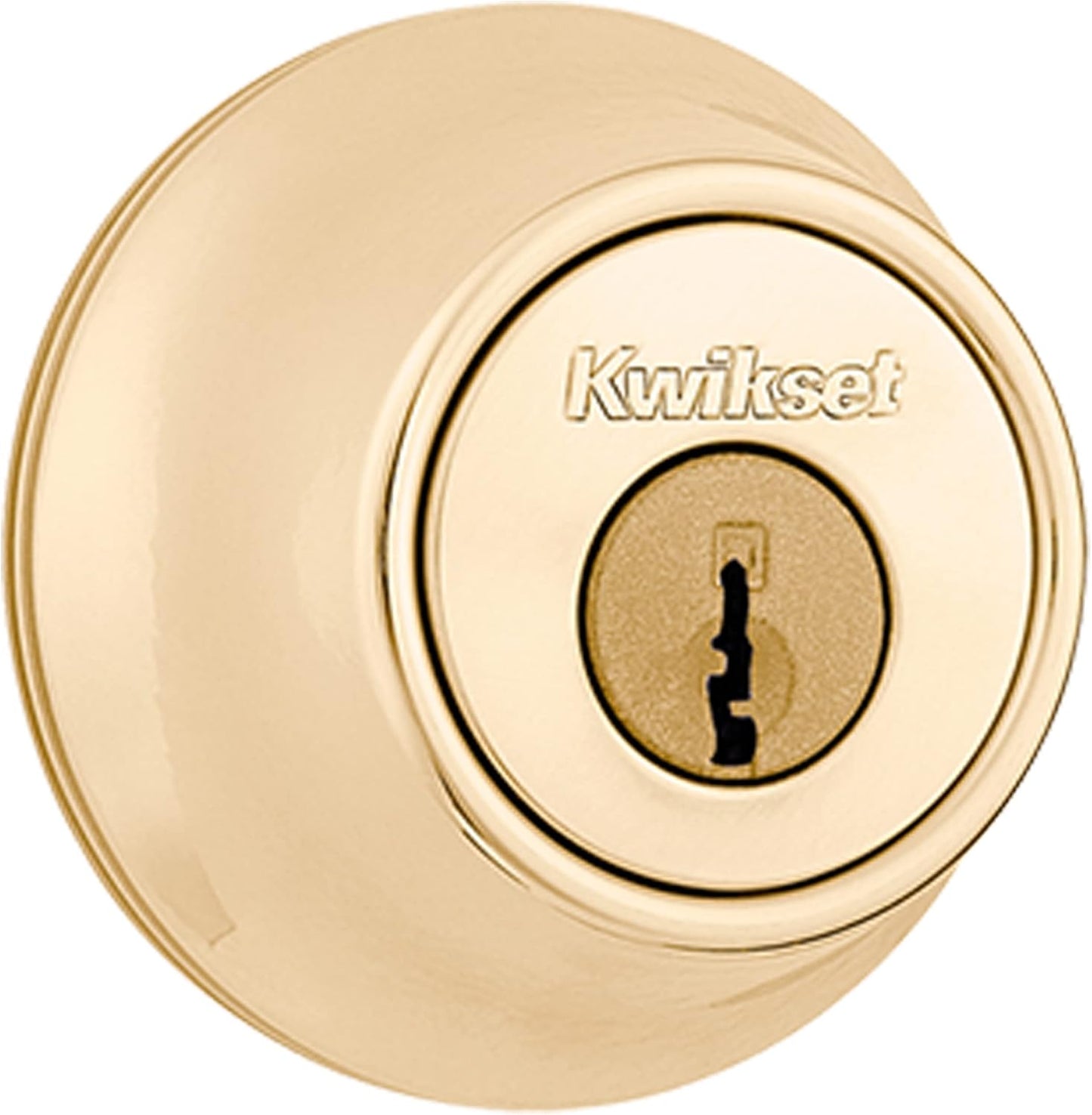 Contemporary Matte Black Deadbolt Lock - Keyed Front Entry, Pick Resistant Smartkey Security, Single Cylinder Design