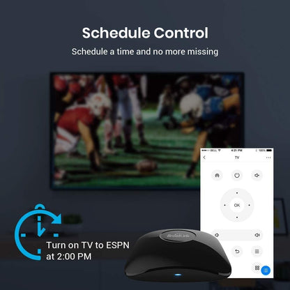 Ultimate RM4 Pro Universal Remote: Wi-Fi Control for TV, AC, Audio & More - Works with Alexa & Google Home!