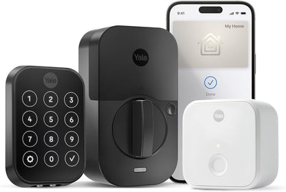 Assure Lock 2 Wi-Fi Smart Lock - Keyless Entry with Keypad, App Control & Backup Key - Secure Deadbolt for Front Door, Black