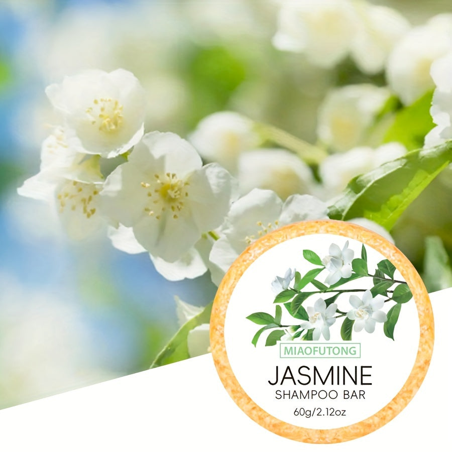 Jasmine Shampoo Bar – Argan Oil, Solid & Handmade