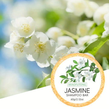 Jasmine Shampoo Bar – Argan Oil, Solid & Handmade