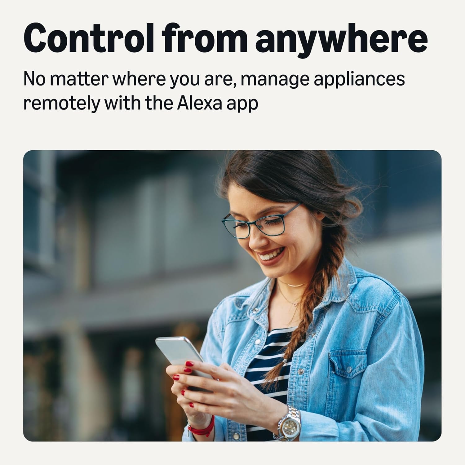 Smart Plug for Alexa, 2.4 GHz Wi-Fi, No Hub Required, 4-Pack, White