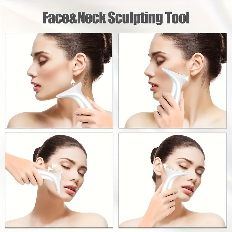 LED Face & Neck Massager – 3 Modes, Portable