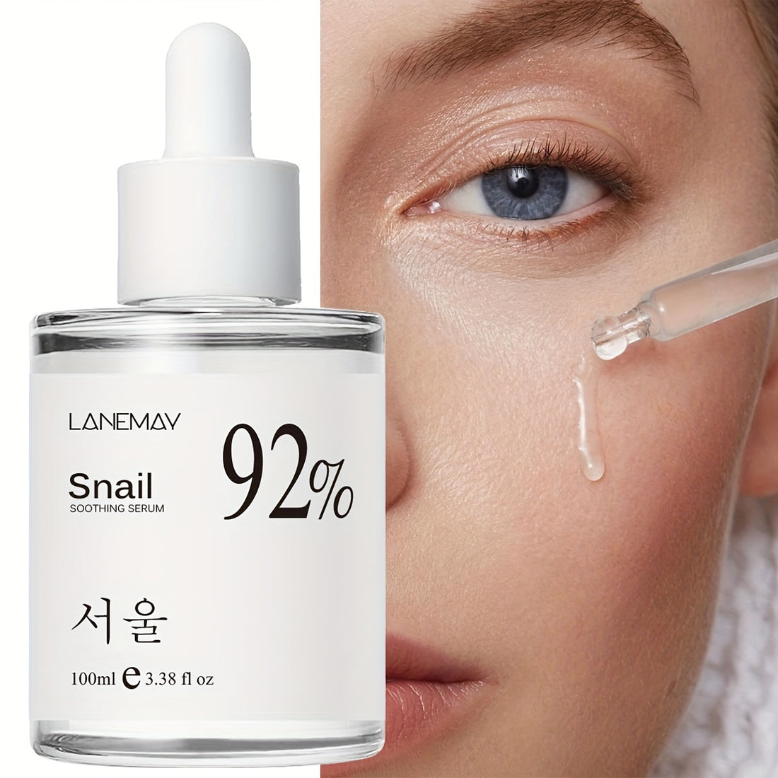 Snail Mucin Face Serum – Hydrating & Repairing