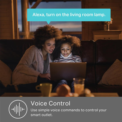 In-Wall Smart Wi-Fi Outlet KP200, Compatible with Alexa, Google Home & IFTTT, Hub-Free Remote Control, ETL Certified, White, Single Pack