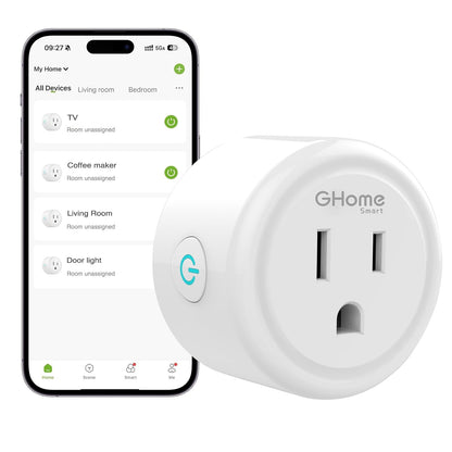 Mini WiFi Smart Outlet Plug Compatible with Alexa and Google Home, App-Controlled Timer Outlet, 2.4GHz Network Only, No Hub Required, ETL and FCC Certified (Pack of 4), White