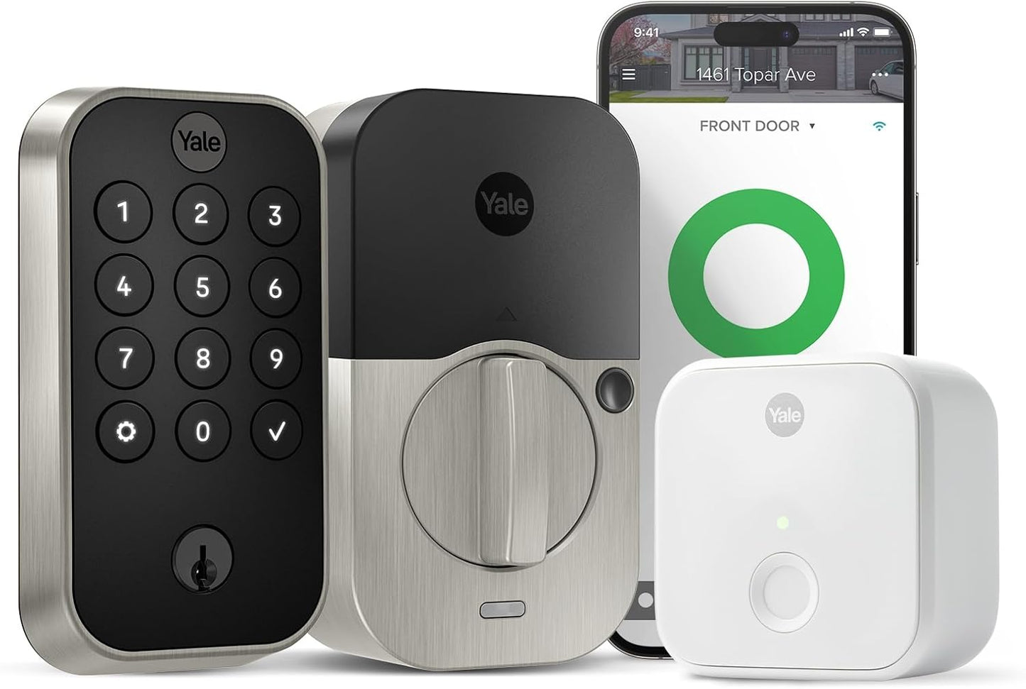 Assure Lock 2 Wi-Fi Smart Lock - Keyless Entry with Keypad, App Control & Backup Key - Secure Deadbolt for Front Door, Black