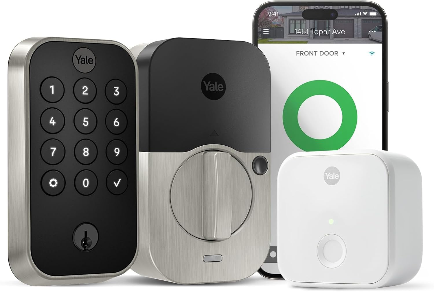 Assure Lock 2 Wi-Fi Smart Lock - Keyless Entry with Keypad, App Control & Backup Key - Secure Deadbolt for Front Door, Black