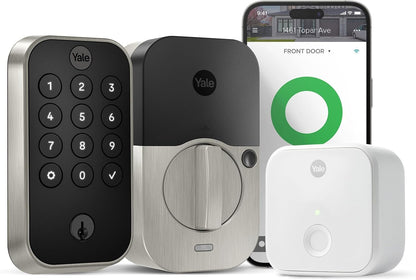 Assure Lock 2 Wi-Fi Smart Lock - Keyless Entry with Keypad, App Control & Backup Key - Secure Deadbolt for Front Door, Black