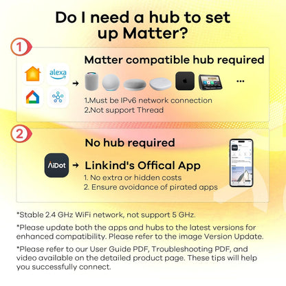 Matter Smart Plug - Compatible with Apple Home, Siri, Alexa, Google Assistant, and SmartThings - 15A/1800W Max - Smart Home Automation with APP Remote Control, Timer & Schedule - 2.4G Wi-Fi Only - Pack of 4