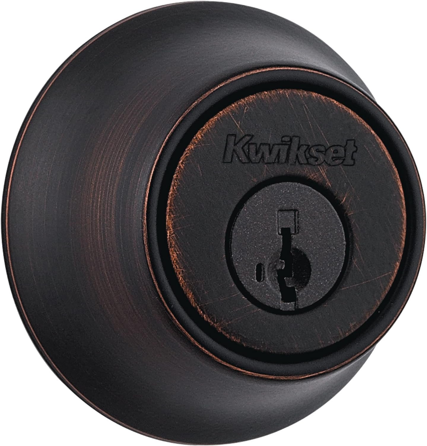 Contemporary Matte Black Deadbolt Lock - Keyed Front Entry, Pick Resistant Smartkey Security, Single Cylinder Design