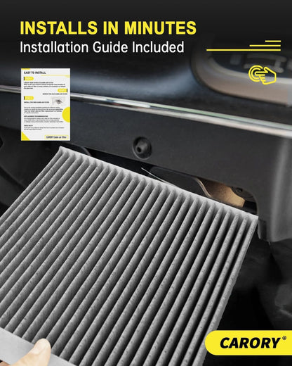 Premium Activated Carbon Cabin Air Filter for Toyota, Lexus, Subaru, Jaguar, Land Rover & More - Enhance Your Air Quality!