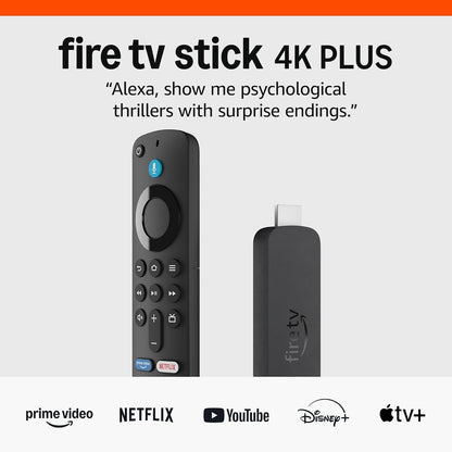 Fire TV Stick 4K (Latest Model) with AI-Enhanced Search, Wi-Fi 6, Access to Over 1.8 Million Movies and Shows, Including Free and Live TV